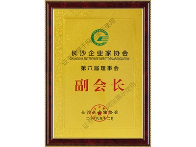 长沙企业协会第八届董事会副会长单位